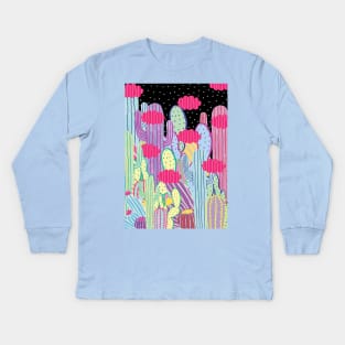 Cactus Party Kids Long Sleeve T-Shirt